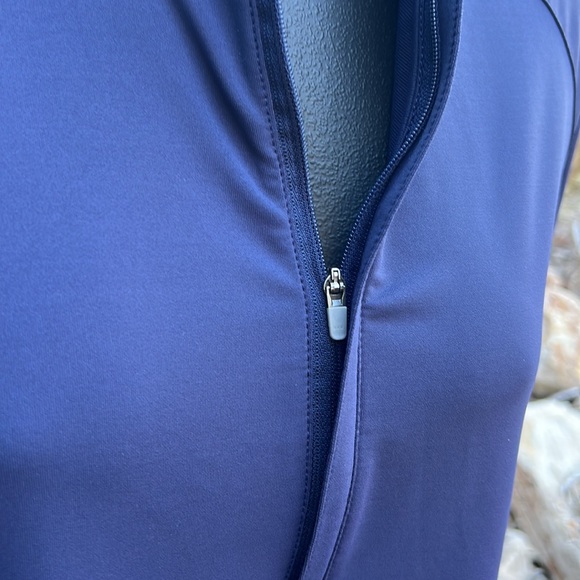 Peter Millar NWOT fitted long sleeve 1/4 zip UPF 50+sun protection shirt size L - Picture 4 of 13